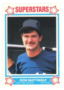 1989 Cereal Superstars Don Mattingly New York Yankees #11