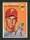 1954 Topps #236 Paul Penson Philadelphia Phillies Rookie Baseball Card