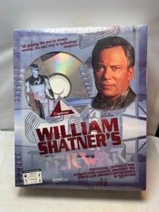 Videogioco PC retrò William Shatner's Tek War con scatola e contenuto originali SIGILLATO - Foto 1 di 1
