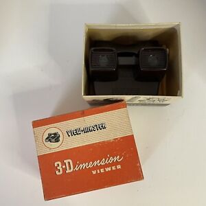 Vintage View-Master 3Dimension 3-D Viewer Model E in Original Box
