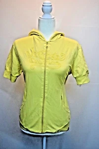 Maglione donna VSC VINTAGE COUTURE taglia S giallo tinta unita zip intera maniche lunghe - Foto 1 di 12