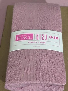 NEW girls size 8–10 The Children’s Place tights Pink One Pair - Picture 1 of 3