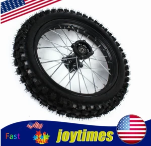 16" Rear Wheel 90/100-16 Tire Rim w/ Sprocket For Dirt Bike KX100 CRF150 XR100 - Picture 1 of 9