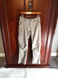 PrAna Damengröße 10 Halle wandelbare Wanderhose gerades Bein khaki/hellbraun - Bild 1 von 11