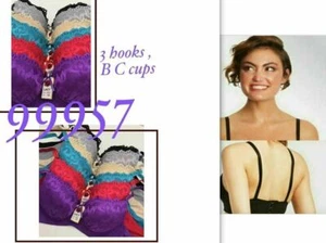 PACK OF 6 pcs BRAS, UNDERWIRE LACE Push Up Bra CUP SIZE 34-44 B C D NEW #99957BC - Picture 1 of 5