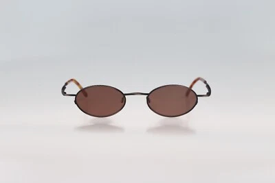 Robert Rudger 2170 150 P9, Gafas de sol ovaladas pequeñas plateadas antiguas vintage de los 90 nuevas de stock Foto 1 de 4