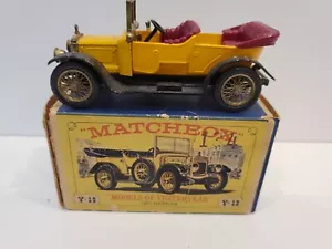 MATCHBOX LESNEY MODELS of YESTERYEAR #Y-13b 1911 DAIMLER In Box - Picture 1 of 10
