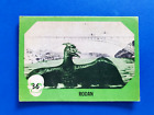 1961 Nu-Card Horror Monster Green Series Card #36 Rodan - Arrière Gris