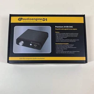 AudioEngine D1 24-Bit DAC D1 Desktop Kopfhörerverstärker und DAC - Bild 1 von 8