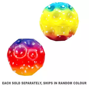 Palla multiuso asteroide arcobaleno rimbalzante di alta qualità (1 pz stile casuale) - Foto 1 di 1