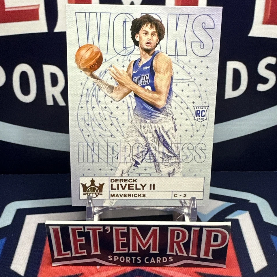 2023-24 Panini Court Kings - Works in Progress #30 Dereck Lively (RC) - Image 1 of 2