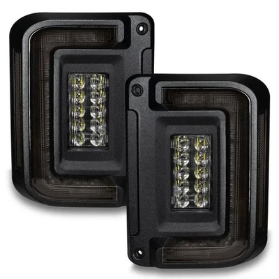 Luces traseras LED tintadas de montaje empotrado ORACLE Lighting: 07-17 Jeep Wrangler JK/JKU Foto 1 de 4