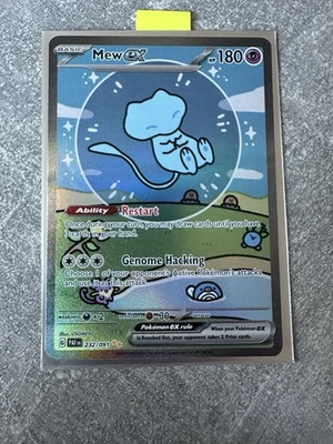 Pokémon TCG Mew EX 232/091 Paldean Fates Karte Englisch - Bild 1 von 4