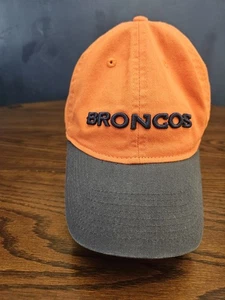 Denver Broncos NFL Orange Reebok Adjustable Hat Raised Embroidery - Picture 1 of 10
