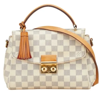 Louis Vuitton Damier Azur Croisette 2Way Shoulder Crossbody Handbag N41581 - Image 1 of 4