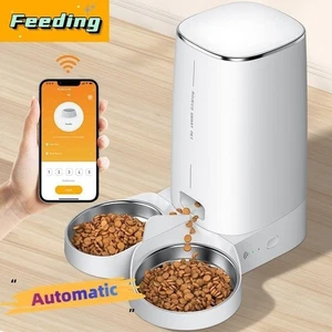 Automatic Pet Feeder Single Basin Double Basin Smart Cat Food Dog Food Dispenser - Picture 1 of 21