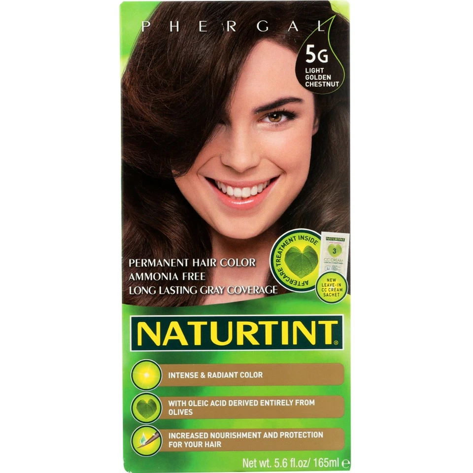 Color de cabello permanente Naturtint 5G castaño dorado claro 5,6 OZ Foto 1 de 1