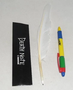 DEATH NOTE Penna con PIUMA Replica per scrivere QUADERNO DELLA MORTE Yagami - Imagen 1 de 2