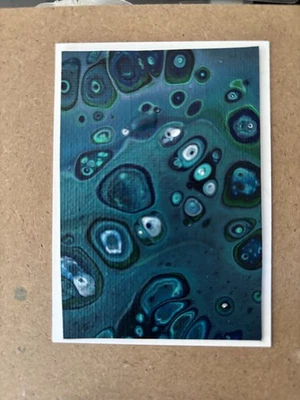 ACEO Original Abstracto, Arte Fluido, 2.5”x3.5” por Patti Johnson Foto 1 de 2