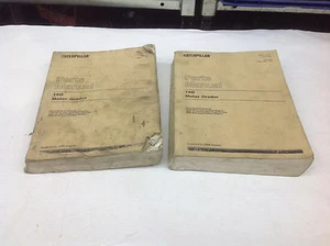 (2) CAT Caterpillar 16G Grader 93U11179-2678 Vol. 1 y 2 piezas manuales 1989. Lote 1 - Imagen 1 de 5