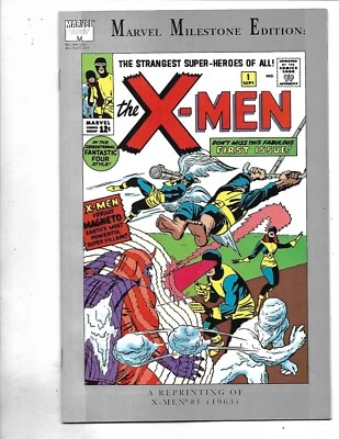 Marvel Milestone Edition X-Men #1, 1963, NM+, 9.6, Reprints origin 1st X-Men - Image 1 of 3