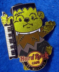 TECLADO ST MAARTEN HORROR FRANKENSTEIN MONSTER BEAR Hard Rock Café PIN LE - Imagen 1 de 1