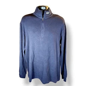 Ralph Lauren Polo Sport Quarter Zip Sweater Men's Size XL Navy Blue - Picture 1 of 6
