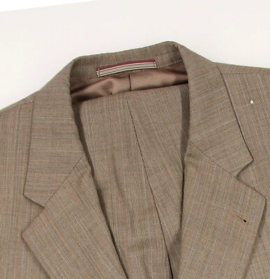 Burberry London Rochester большой и высокий коричневый Glen клетку 100% шерсти костюм - Изображение 1 из 4