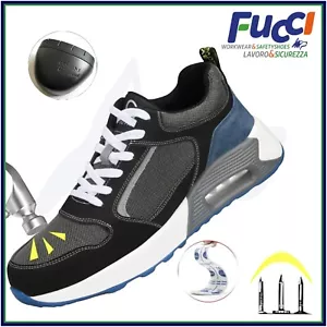 Scarpe antinfortunistica leggere sportive Uomo Scarpe da lavoro TEAMWORK S1P SRC - Foto 1 di 9