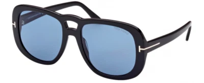 Gafas de sol para mujer Tom Ford Billie Blue Pilot FT1012 01V 56-19-140 Foto 1 de 4