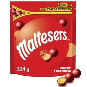 MALTESERS CHOCOLATE CANDY BOWL SIZE BAG 2x324g - SAFE & SECURE - Picture 1 of 1
