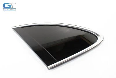 2014-2018 PORSCHE CAYENNE TRASERO IZQUIERDO LADO DEL CONDUCTOR CUARTO VENTANA CRISTAL OEM Foto 1 de 4