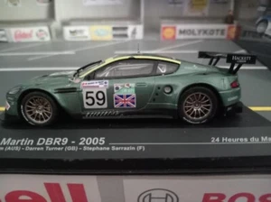 ASTON MARTIN DBR9 n°59 Le Mans 2005. Boîte + socle. IXO? Ed.Presse? - Foto 1 di 15