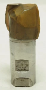 Molino de extremo Weldon B64-8 K67-HS corte a presión - 2 flautas, molino de diapositivas de 2"", vástago de diapositivas de 1/1/4 - Imagen 1 de 4