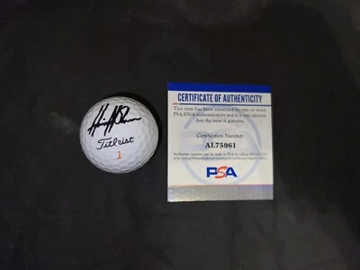 Pelota de golf Titleist Velocity firmada por Henrik Stenson LIV Golf Superstar PSA/DNA Foto 1 de 2