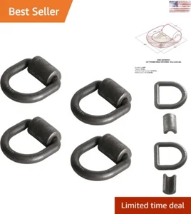 Heavy-Duty D-Ring Tie-Down Anchors - 5/8" 4 Pack Alloy Steel - 18,900 lb. ABS - Picture 1 of 8