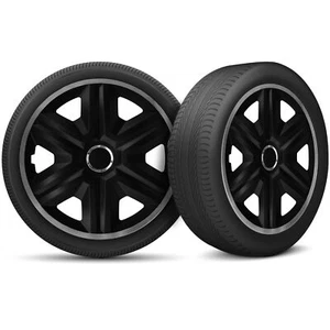 Auto Radkappen Radzierblenden 4 Set passend für alle Stahlfelgen 14'' 15'' 16'' - Bild 1 von 64