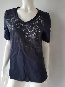 Camiseta BiBA Flores Frescas Azul T.M****NUEVA - Imagen 1 de 3