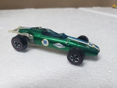 De colección Hot Wheels Redline Indy Eagle Verde 1969 Buen Estado  Foto 1 de 4