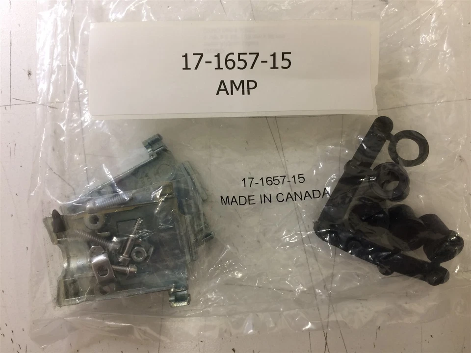 17-1657-15 AMPHENOL METAL HOOD FOR 15P D-SUB CONNECTOR 2 PIECES - Image 1 of 1