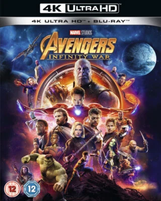 Avengers: Infinity War Blu-ray (2018) Robert Downey Jr., Russo (DIR) cert 12 2 - Image 1 of 2