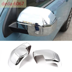 Fit for Ford Maverick 2022-2023 Side Door Rearview Mirror Caps Trim ABS Chrome×2 - Bild 1 von 12