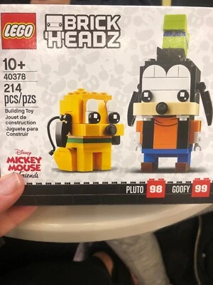 乐高迪士尼 Brickheadz 唐纳德、冥王星和高飞 全新 — 第 1/2 张图片