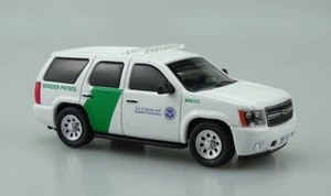 1:64 596Model Tahoe US Custom Border Patrol SUV Model Diecast Collect Car - Picture 1 of 5