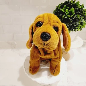 FAO Schwarz Fifth Avenue marrone morbido che abbaia cucciolo cane peluche ADORABILE - Foto 1 di 9