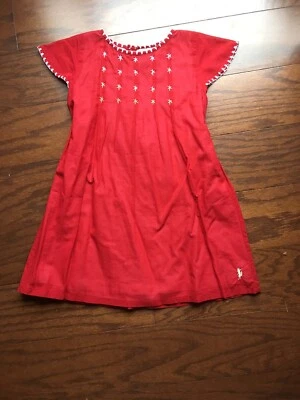 Niñas Lobo Bien Vestido Navidad/Vacaciones Vestido/Túnica Talla 10 Leer Foto 1 de 4