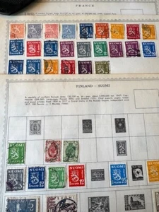 40 estampillas de Finlandia, algunas de pre-Independencia cuando forma parte de Rusia - Imagen 1 de 1