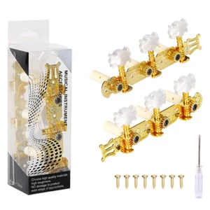Classical Guitar Tuners Machine Heads Set Guitar Tuning Keys String Pegs Knobs - Picture 1 of 24