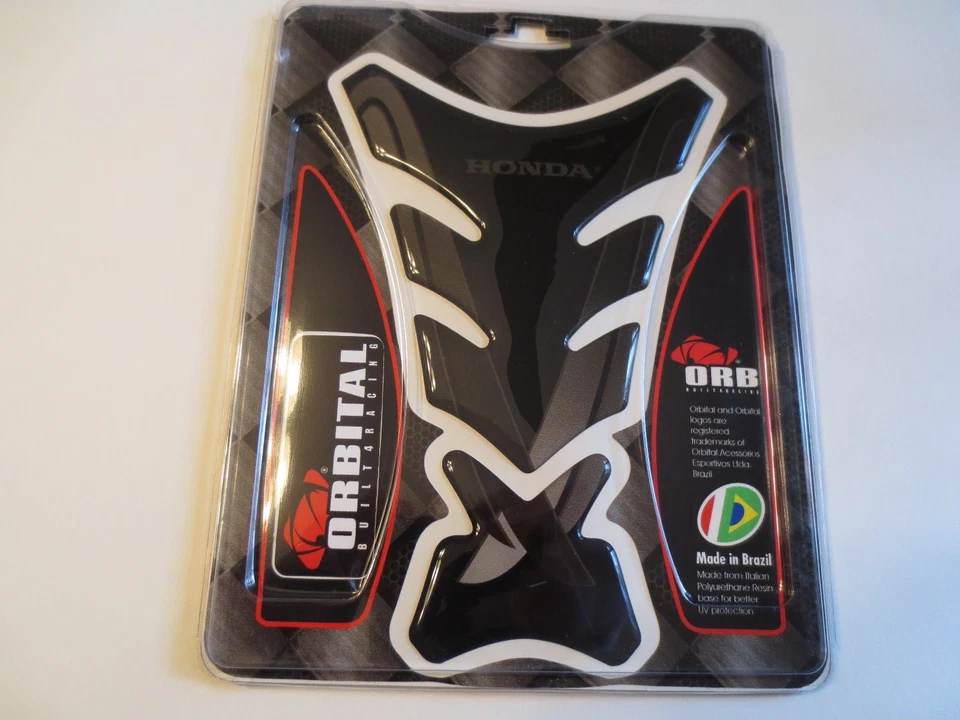 PROTECTOR TANQUE ORBITAL ALMOHADILLA GEL - HONDA - NEGRO/RAYAS - 5" X 7.2" Foto 1 de 1