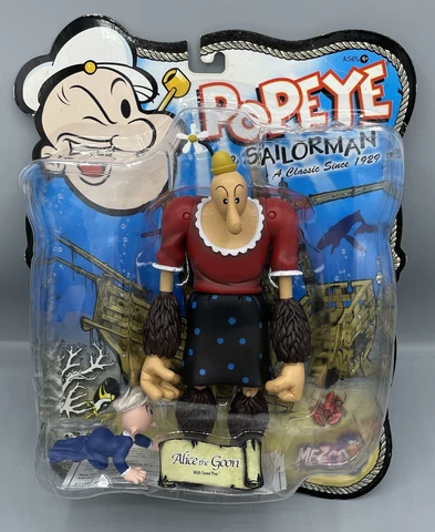 2004 Series 3 Mezco Popeye  Alice The Goon with Swee’Pea Sealed Rare Cover